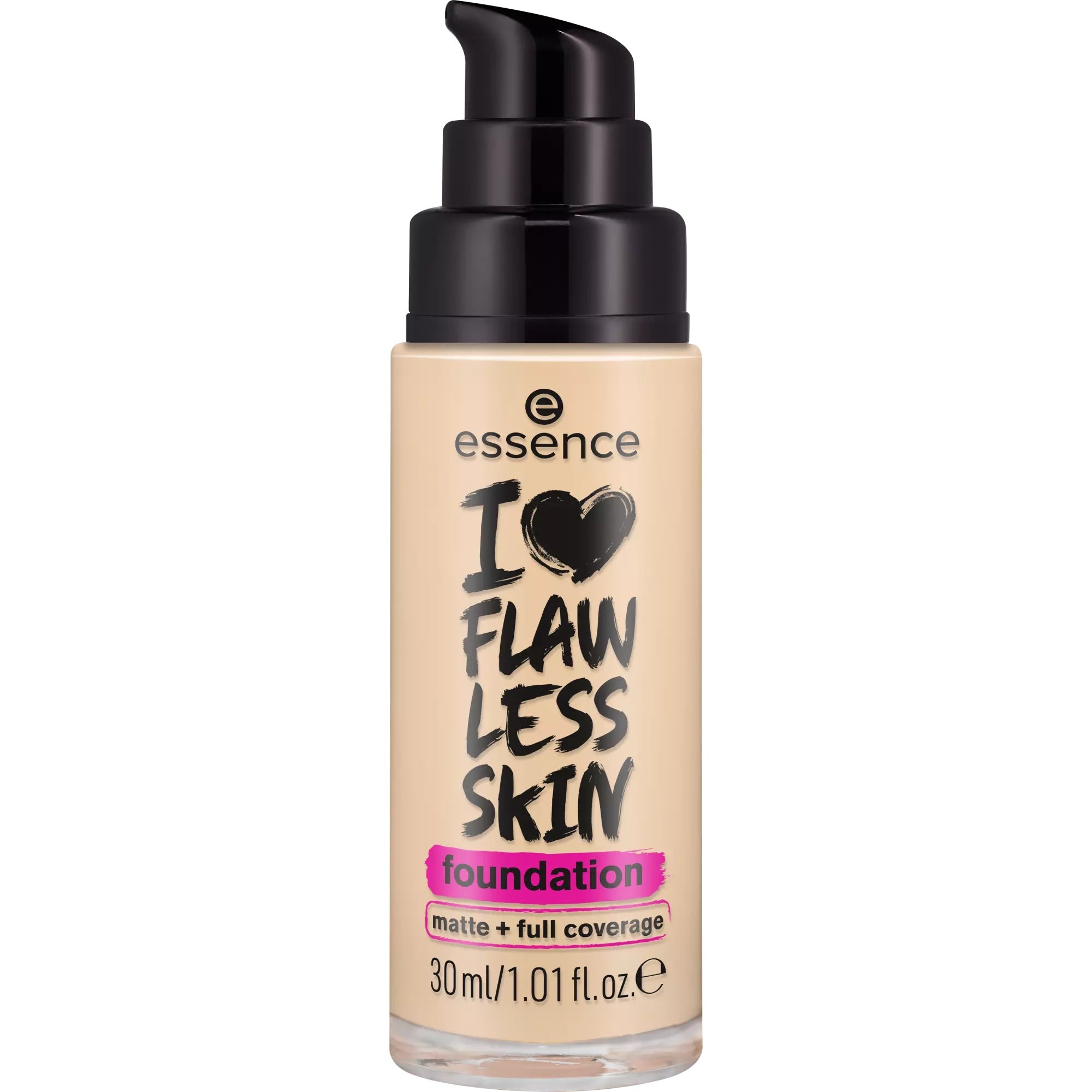 Essence I Love Flawless Skin Foundation 30 Dark Porcelain SPF 20 30 ml-2