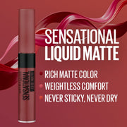 Maybelline Sensational Liquid Matte – Lightweight, Long-Lasting Liquid Lipstick-1