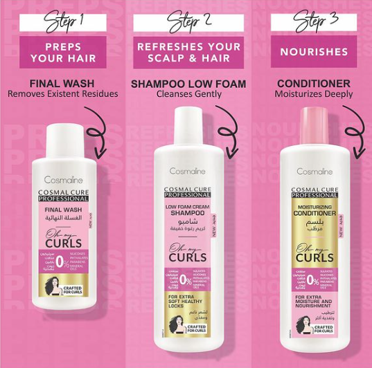 Cosmaline Cosmal Cure Professional Oh My Curls Final Wash – 60ml-3