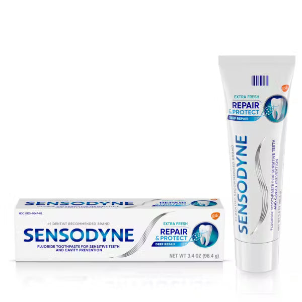 Sensodyne Repair and Protect Extra Fresh Toothpaste - Tooth Sensitivity Relief and Fresh Breath-1