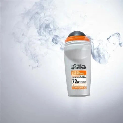 L'Oreal Paris Men Expert Hydra Energetic Roll-On Deodorant 50 ml – 48‑Hour Freshness-3