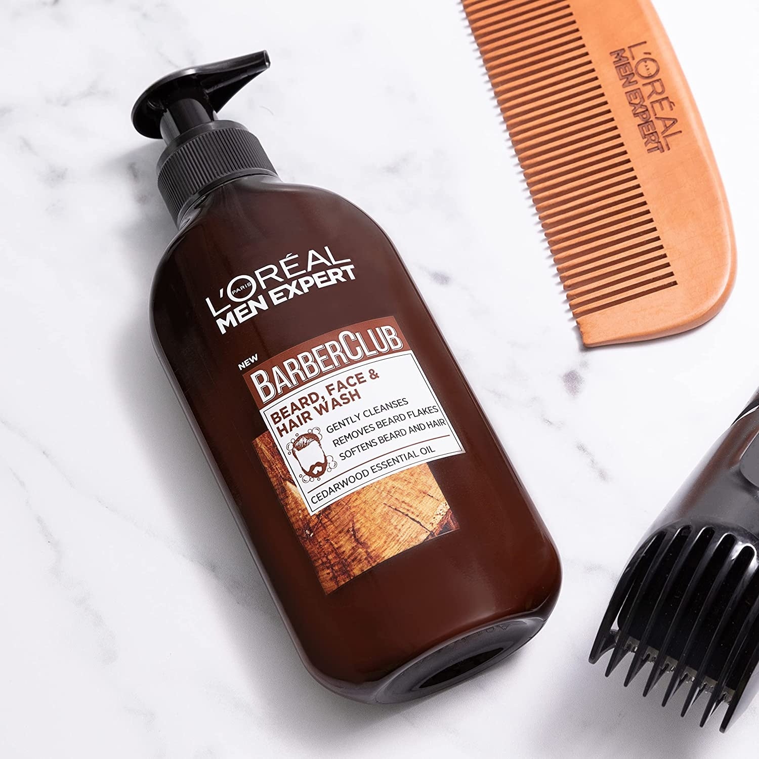 L'Oreal Men Expert Barber Club Beard & Face Wash 200ml – Daily Cleanser for Beard, Face & Hair-2