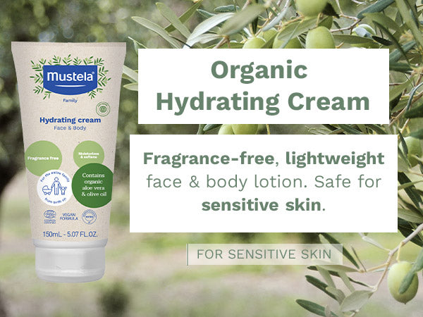 Mustela Bio Organic Hydrating Cream, Creme Hydratante, Face and Body 150ml-3