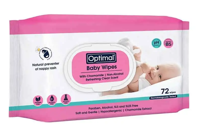 Optimal BABY CHAMOMILE WIPES-2