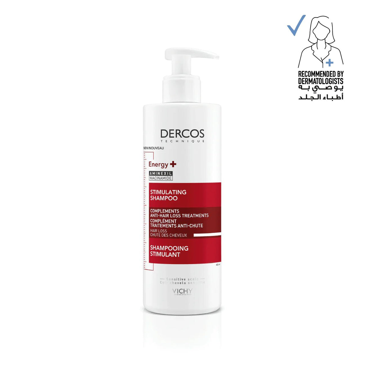 Vichy Dercos Energising Anti-Hair Loss Shampoo -250 ml-1