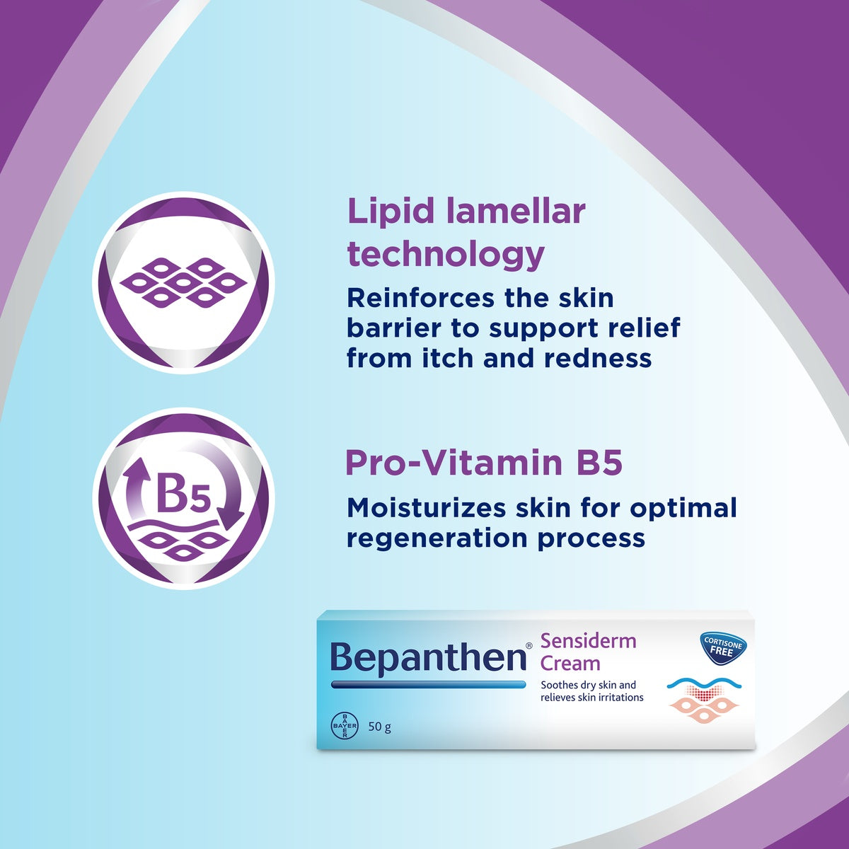 Bepanthen Sensiderm Cream 50g-4