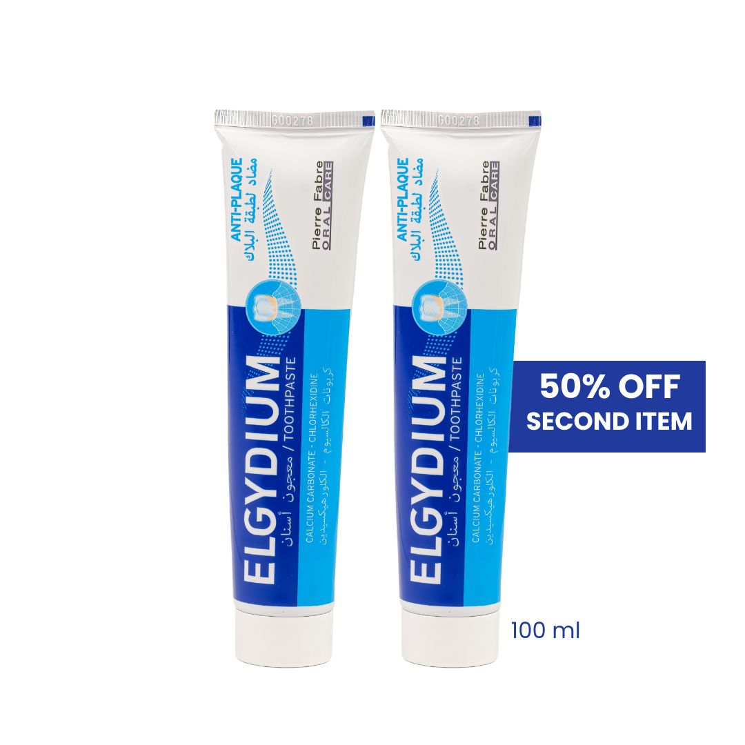 Elgydium Anti-Plaque Toothpaste 100ml – 50% Off Second Tube-1