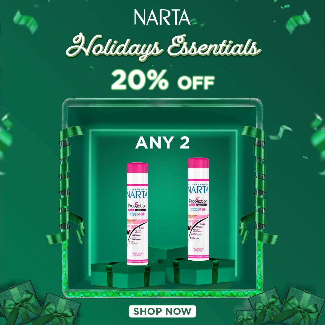 Narta Anti-Perspirant Spray Any 2 Holiday Bundle 48H Protection 20% Off-2