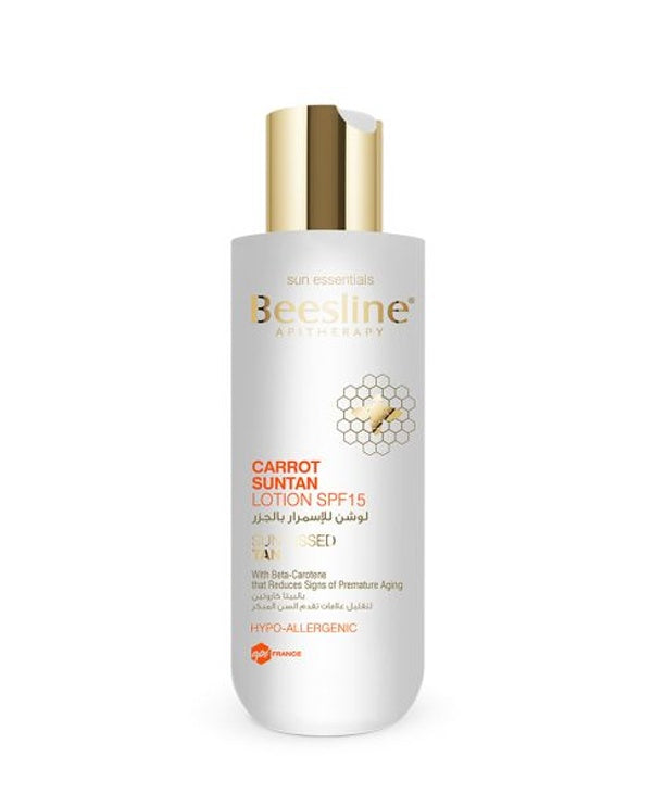 Beesline Carrot Suntan Lotion SPF 15 Natural Glow-1