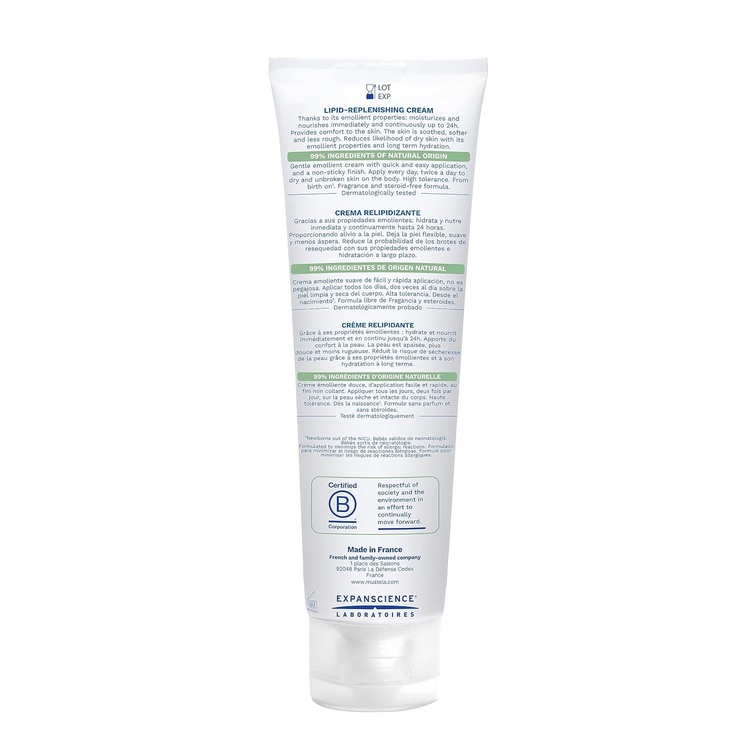Mustela Stelatopia Lipid Replenishing Cream Anti-Itching - 150 ml-2