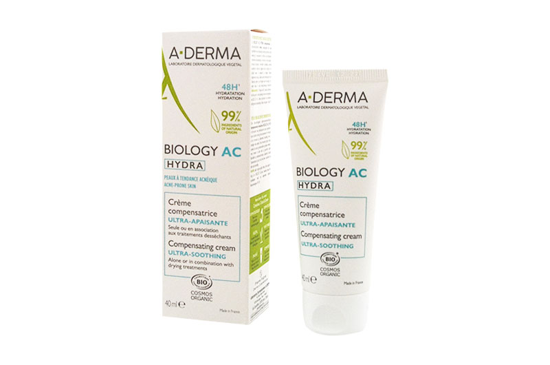 Aderma Biology AC Hydra Ultra-Soothing Compensating Cream 40ml – Hydrating Care for Acne-Prone Skin-1