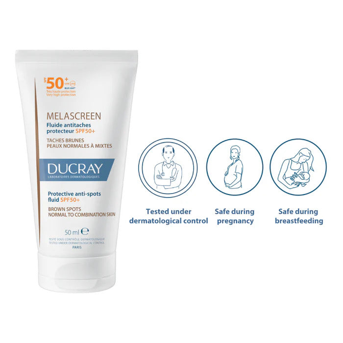 Ducray Melascreen Protective Anti-Spots Fluid SPF50+ 50ml – High Protection for Dark Spots-4