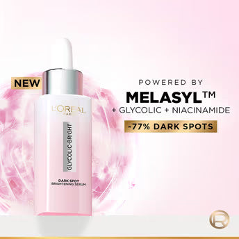 L'Oreal Paris Glycolic Bright 8% Face Serum | Brightens Dark Spots with Melasyl & Niacinamide-4