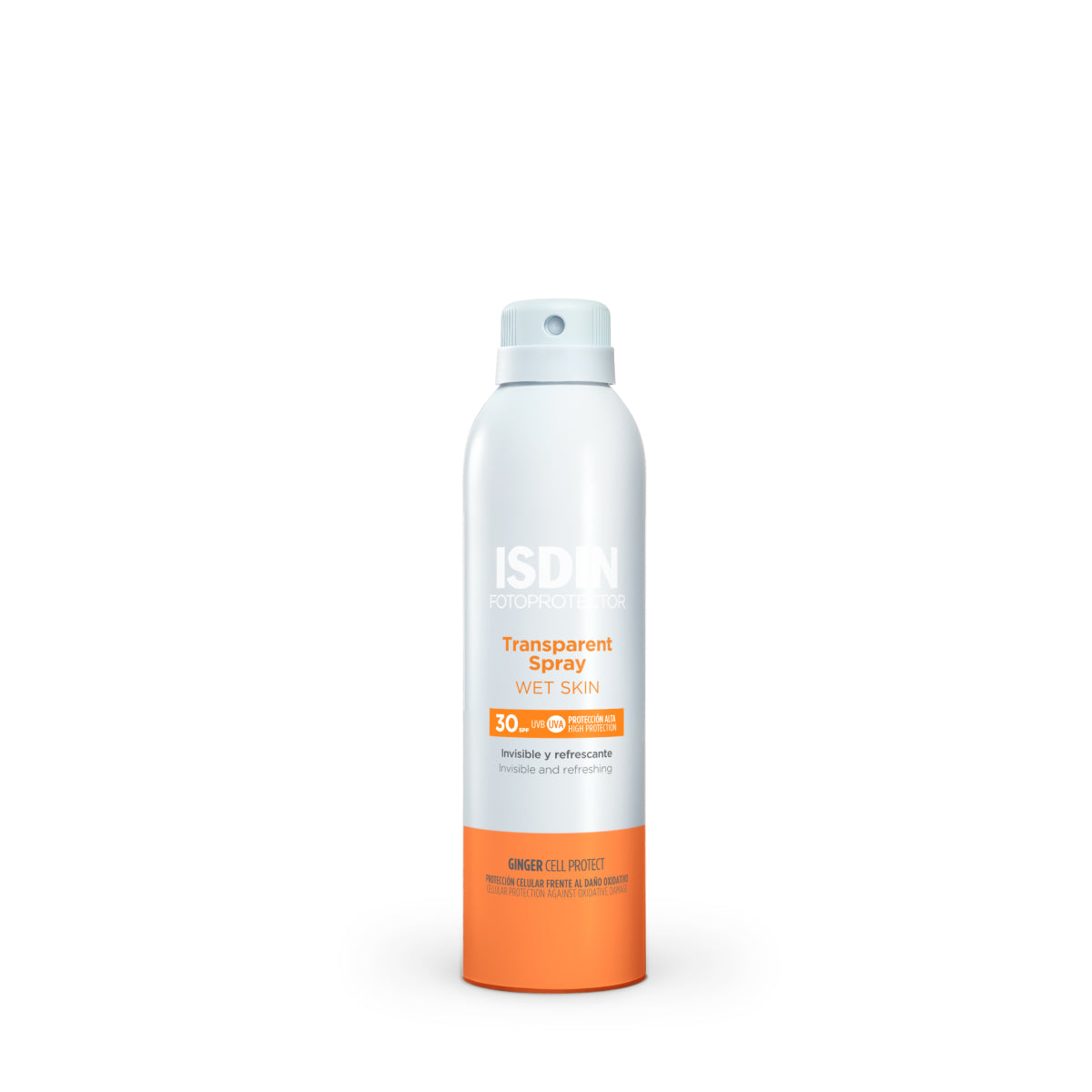 ISDIN Fotoprotector Transparent Spray Wet Skin SPF 30 250ml | Sunscreen for Wet Skin with High Protection-1