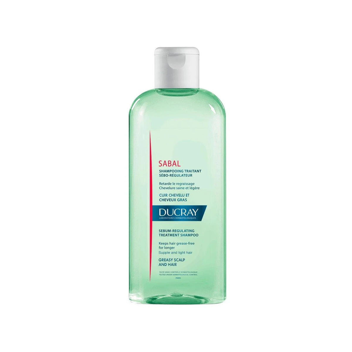 Ducray Sabal Sebo-Reducing Shampoo for Oily Scalp with Sabal Serrulata Extract 200ml-1