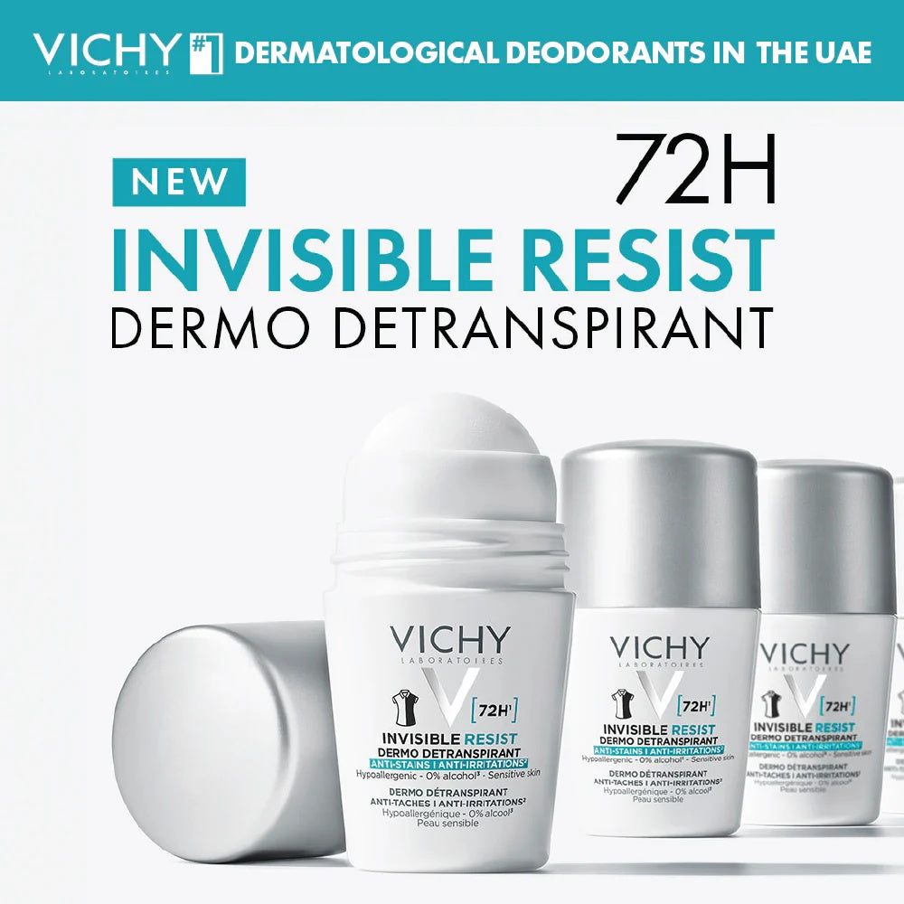 Vichy 72H Invisible Resist Dermo Deodorant for Women - 50ml.-3