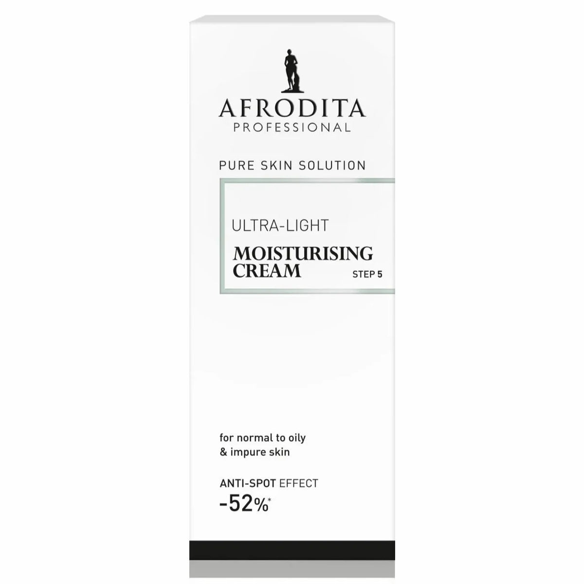 Afrodita Professional Pure Skin Ultra Light Moisturising Cream Step 5 for Normal to Oily and Impure Skin Anti Spot Care-1