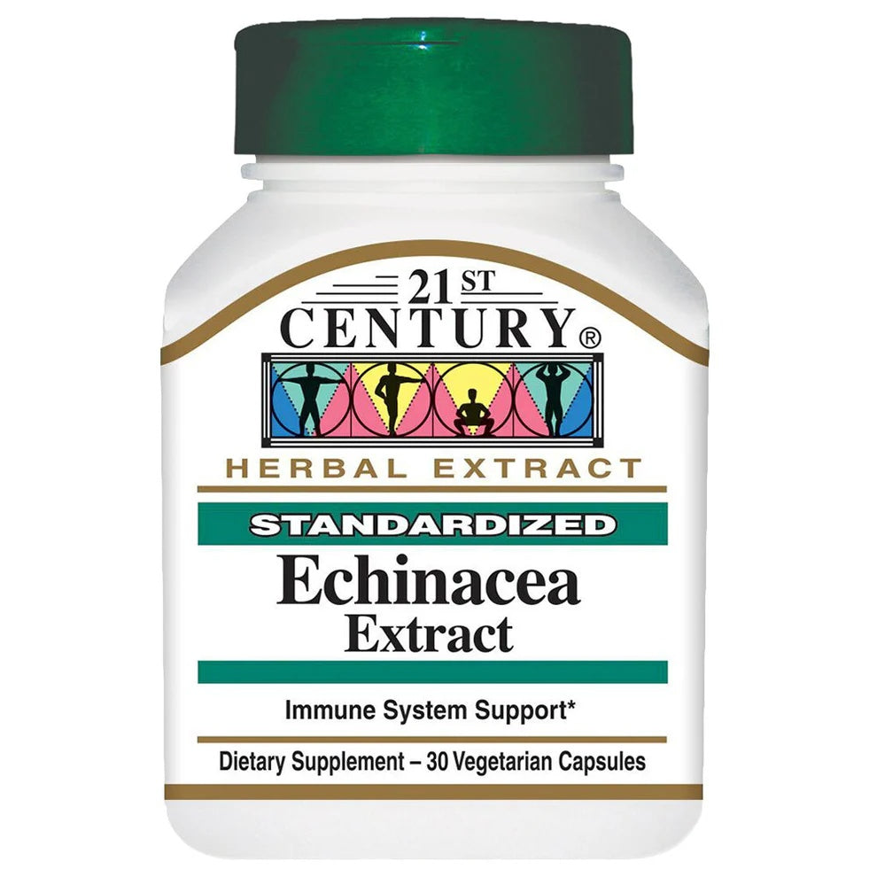Echinacea Extract Immune System Support 30 Vegetarian Capsules-1