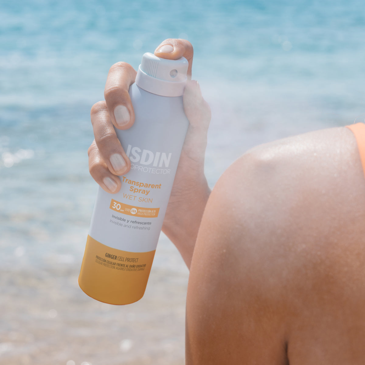 ISDIN Fotoprotector Transparent Spray Wet Skin SPF 30 250ml | Sunscreen for Wet Skin with High Protection-2