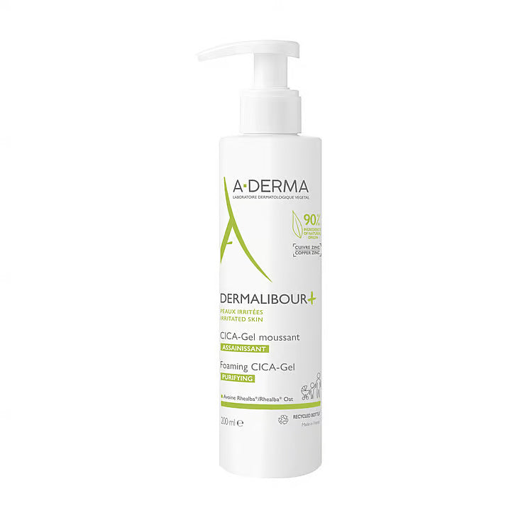 Aderma Dermalibour+ Foaming Gel for Irritated Skin 200ml – Gentle Cleanser for Sensitive and Irritated Skin..-1