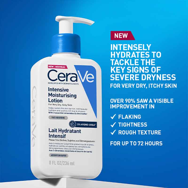 CeraVe Intensive Moisturising Lotion 236ml | Hydrating Lotion for Dry Skin