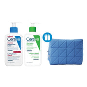 CeraVe Intensive Moisturising Lotion 236ml + Hydrating Cleanser 236ml + FREE CeraVe Cosmetic Pouch