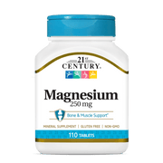 Magnesium 250 mg Bone and Muscle Support 110 Tablets-1