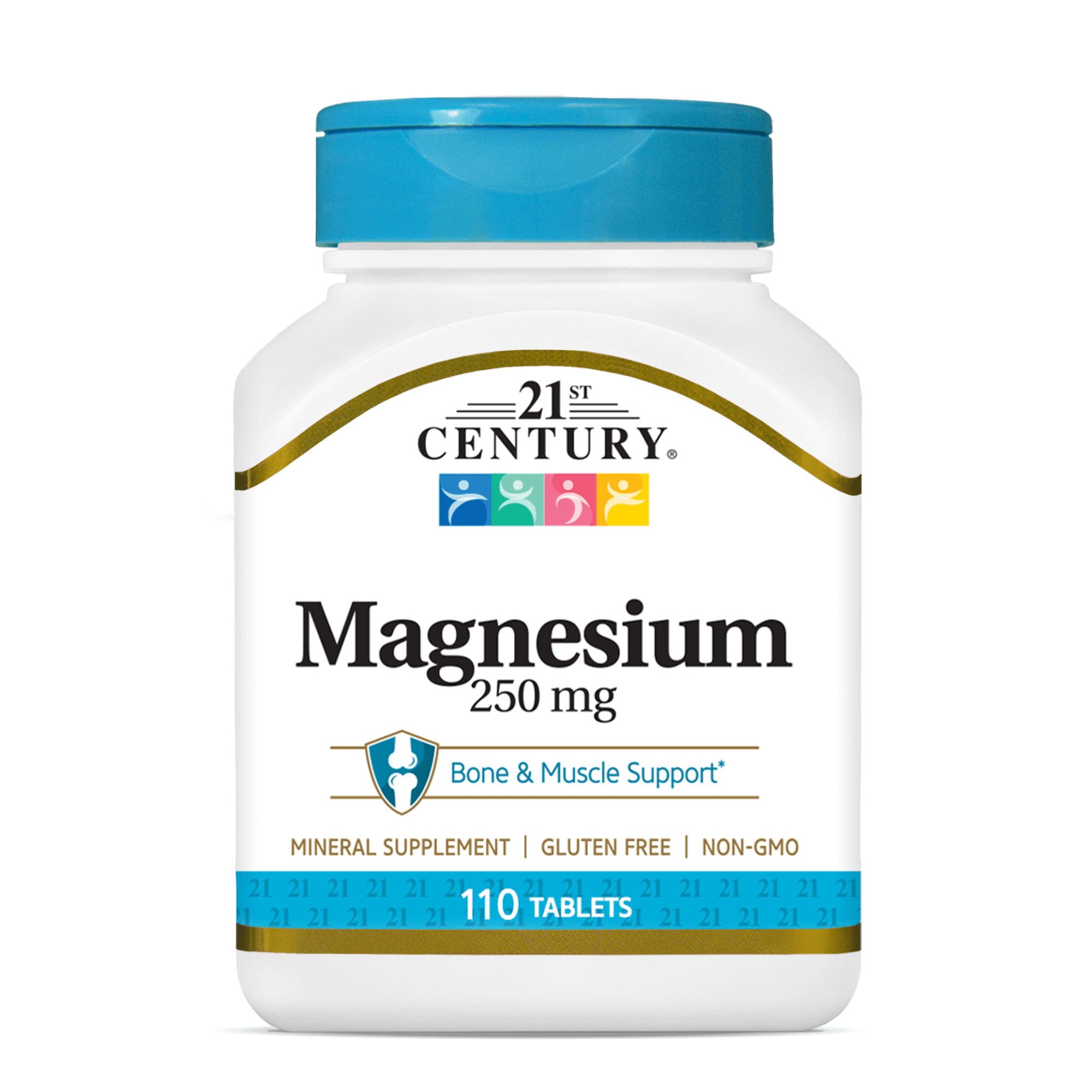 Magnesium 250 mg Bone and Muscle Support 110 Tablets-1