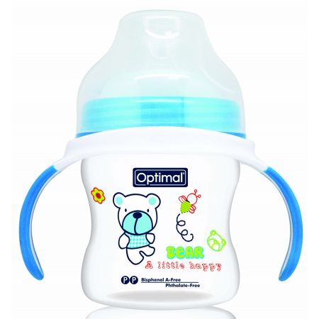 Optimal Extra Wide Neck Feeding Bottle - Handle (2)-2