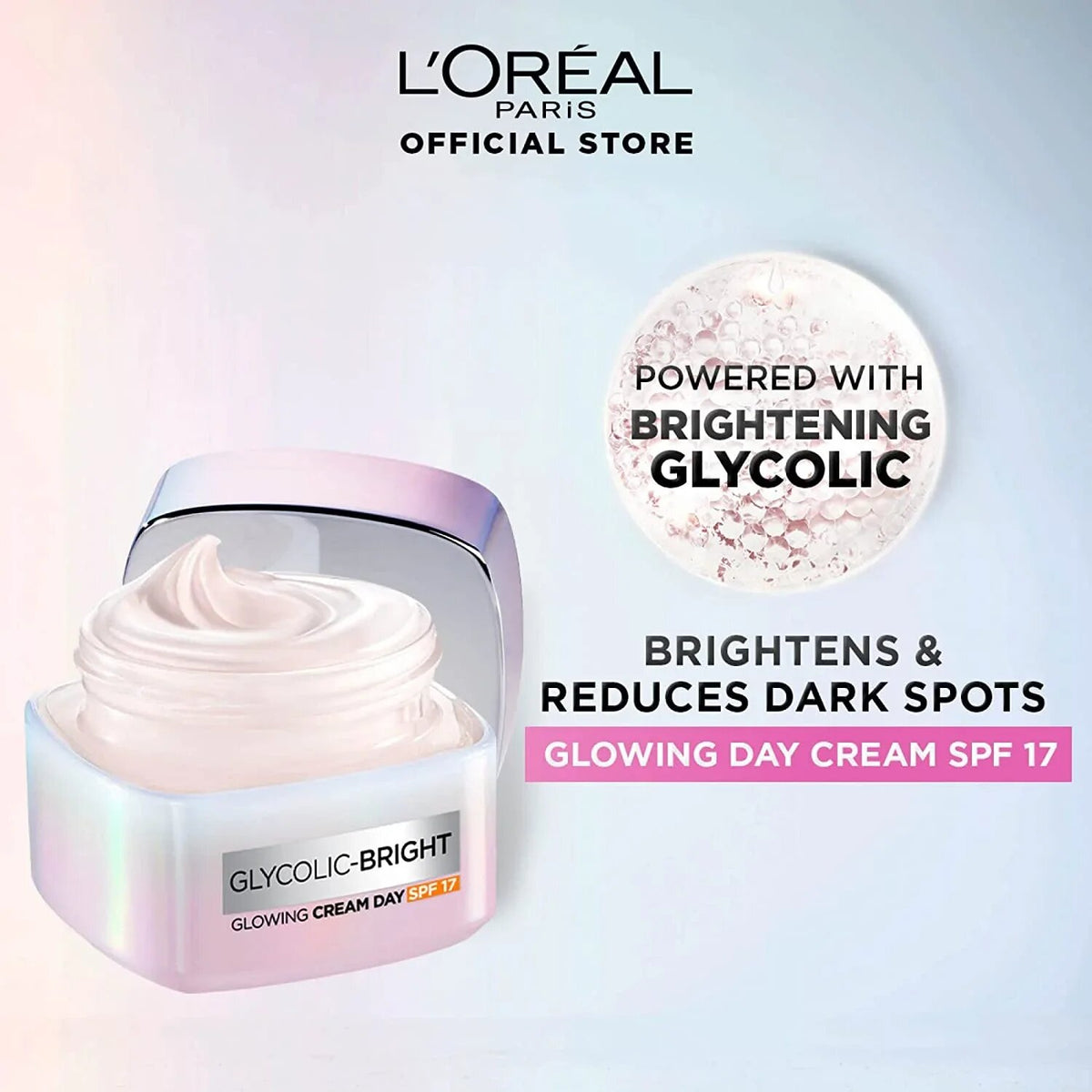 L'Oreal Glycolic Bright Day Cream 50ml-3