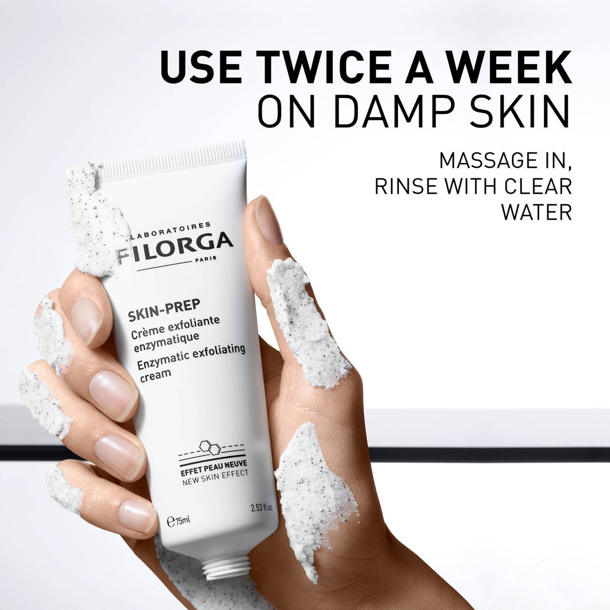 Filorga Skin-Prep Enzymatic Exfoliating Cream 75ml | Dual-Action Exfoliator for Refined and Radiant Skin.-4