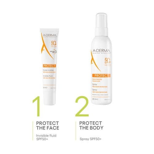 A-Derma Protect Spray SPF 50+ 200ml - High Protection for Fragile Skin-3