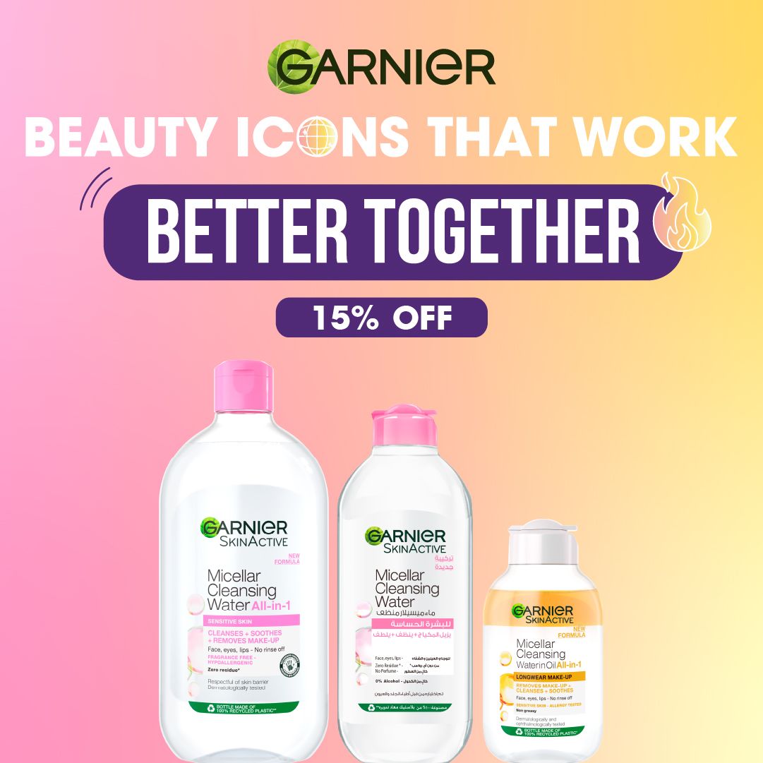 Garnier Micellar Cleansing Water 700ml + 400ml & Biphase 100ml – 15% Off-2