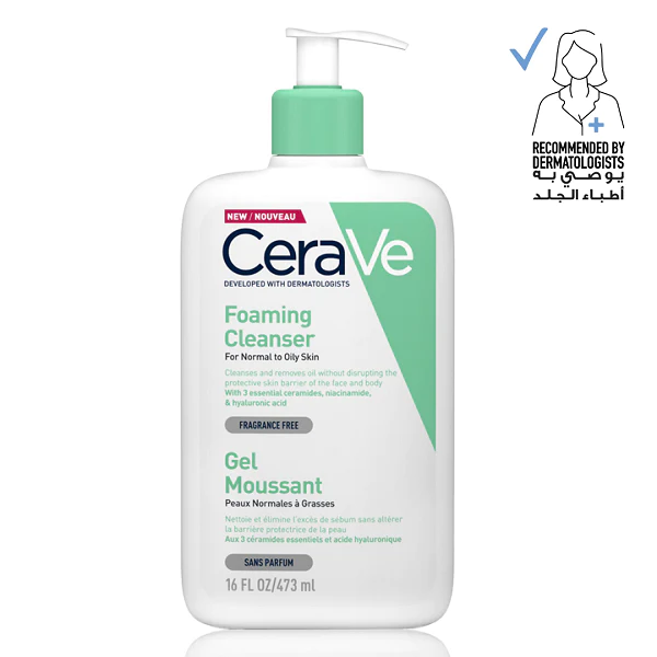 CeraVe Foaming Cleanser Gel Moussant Normal Oily Skin-5