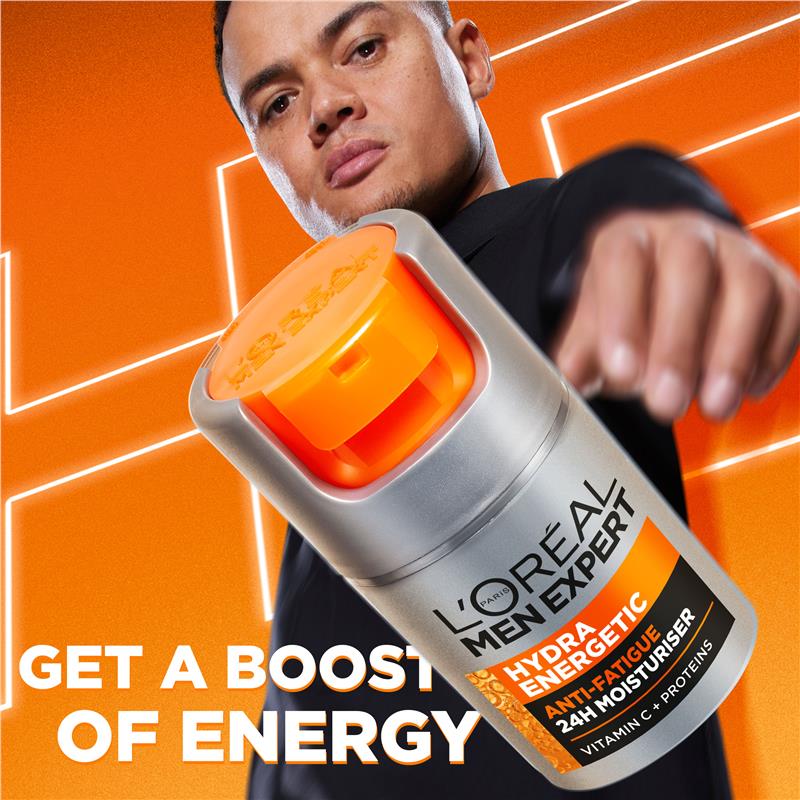 L'Oreal Men Expert Hydra Energetic Anti-Fatigue Moisturiser 50ml – Daily Hydration for Tired Skin-5