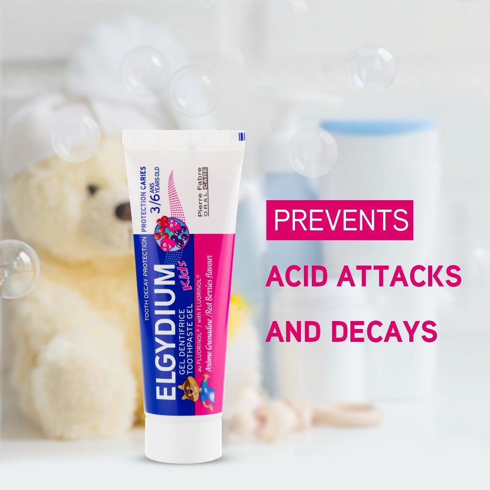 Elgydium Kids Red Berries Toothpaste Ages 2 to 6 – Gentle Care with a Berrylicious Twist (50ml)-5