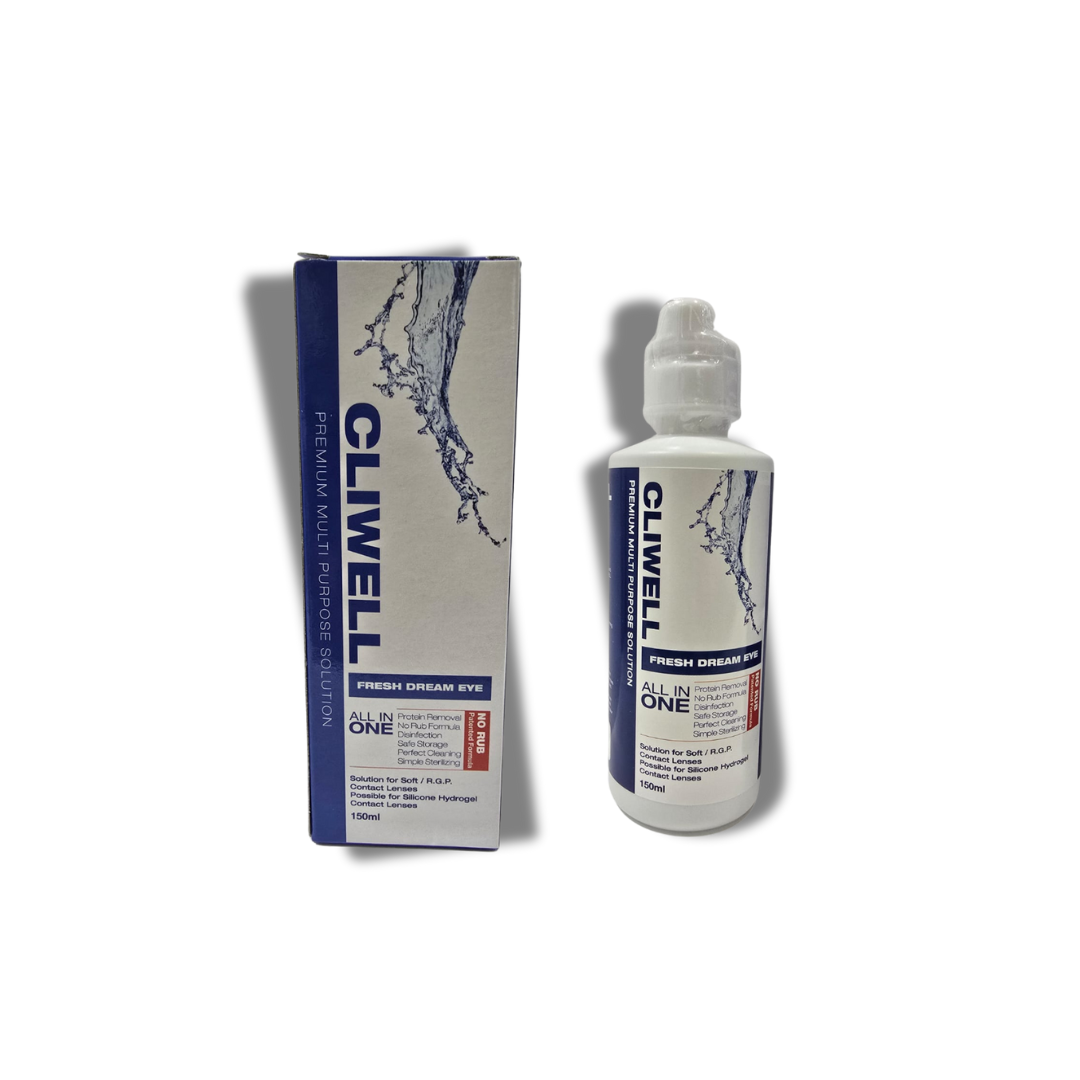 Cliwell Contact Lens Solution – 150ml for Effective Lens Cleaning and Comfort-1