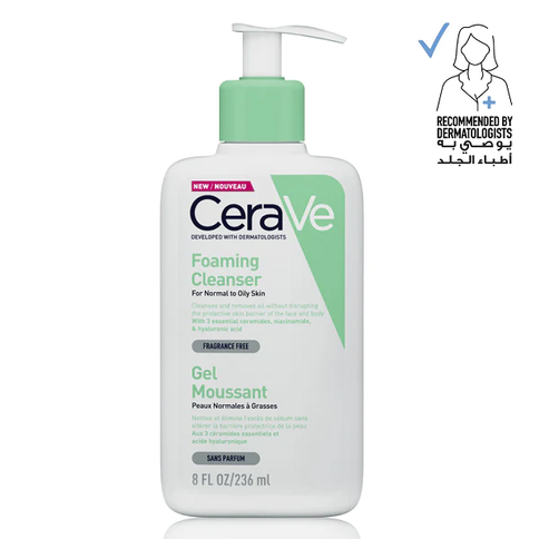CeraVe Foaming Cleanser Gel Moussant Normal Oily Skin