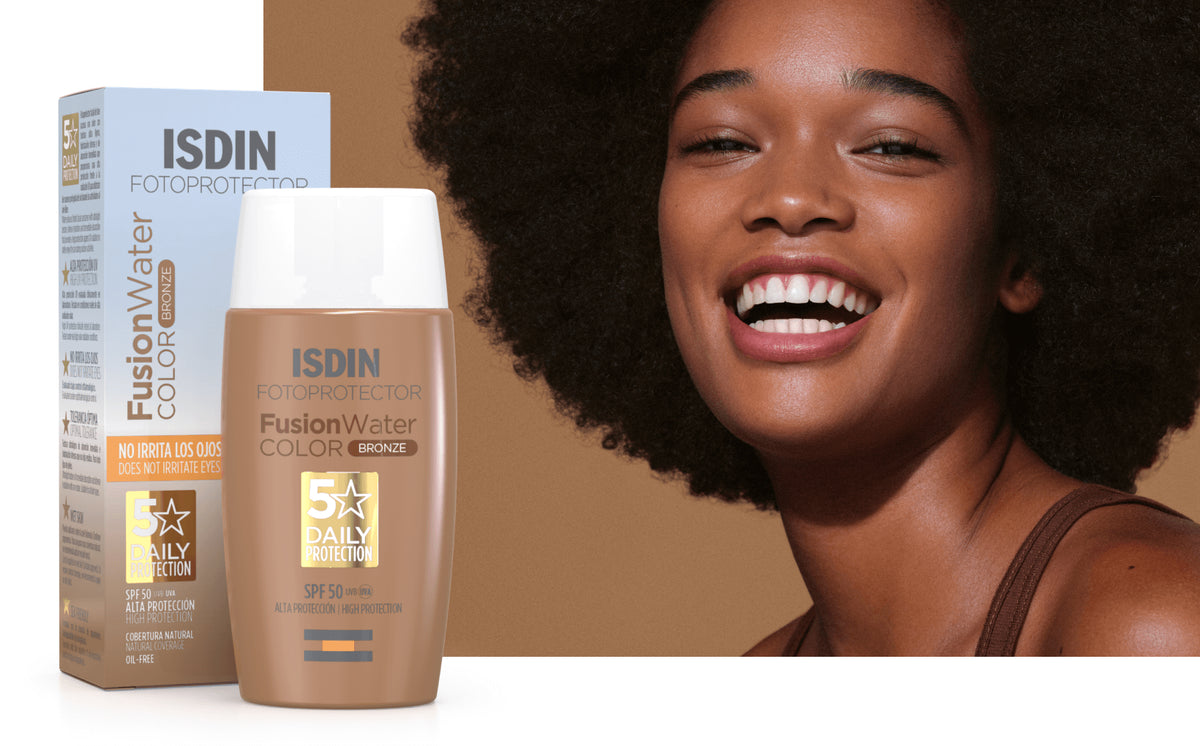 ISDIN Fusion Water Color SPF 50+ 50ml | Tinted Sun Protection for Face with High SPF - Light, Medium, and Bronze-6