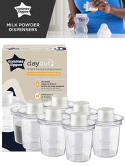 Tommee Tippee Closer To Nature Milk Powder Dispensers - Pack of 6-1