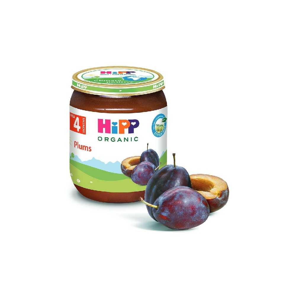 HiPP Organic Plums 125g – Organic Fruit Puree (4M+)-2