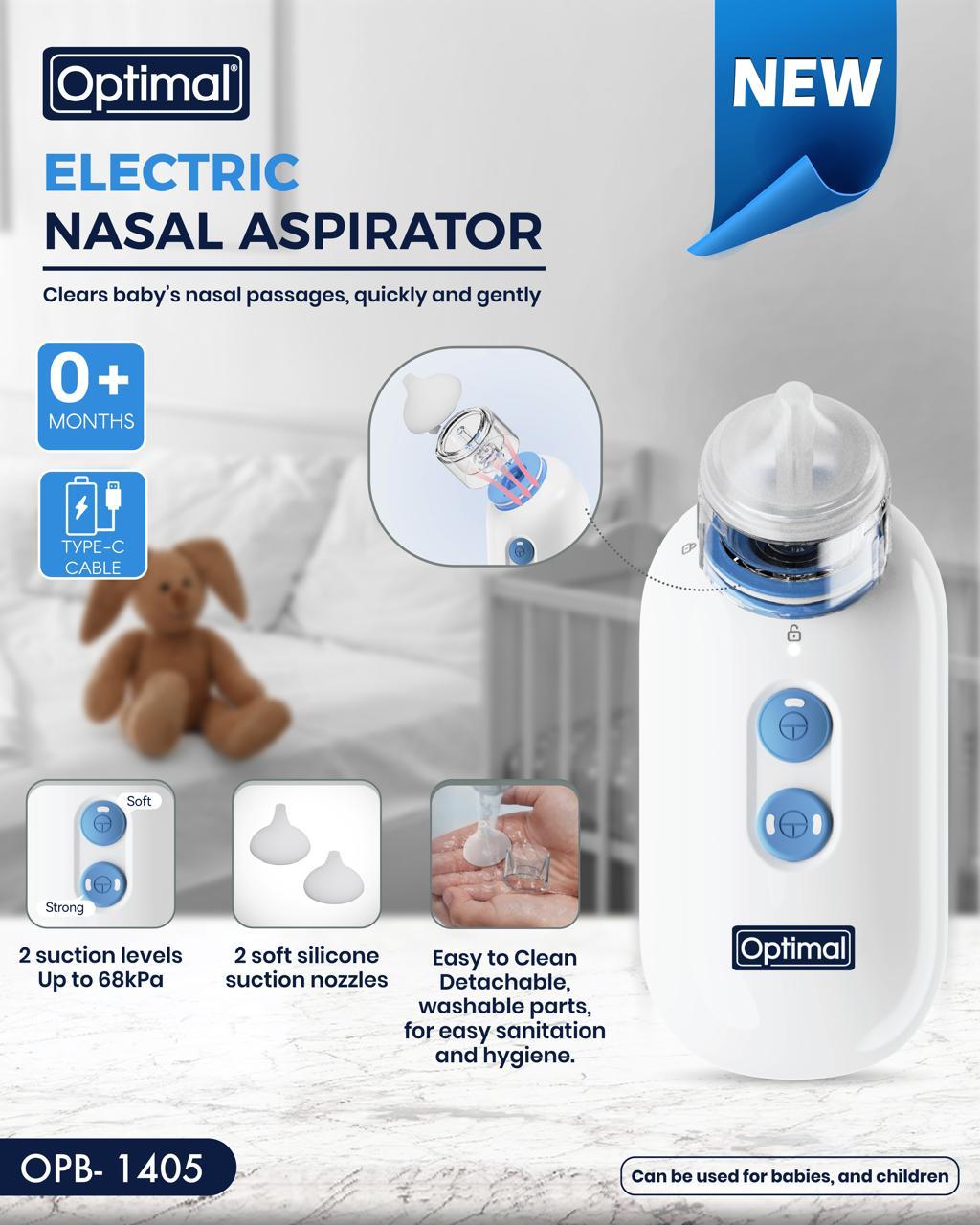 Optimal Electric Nasal Aspirator for Babies and Children  OPB-1405-4