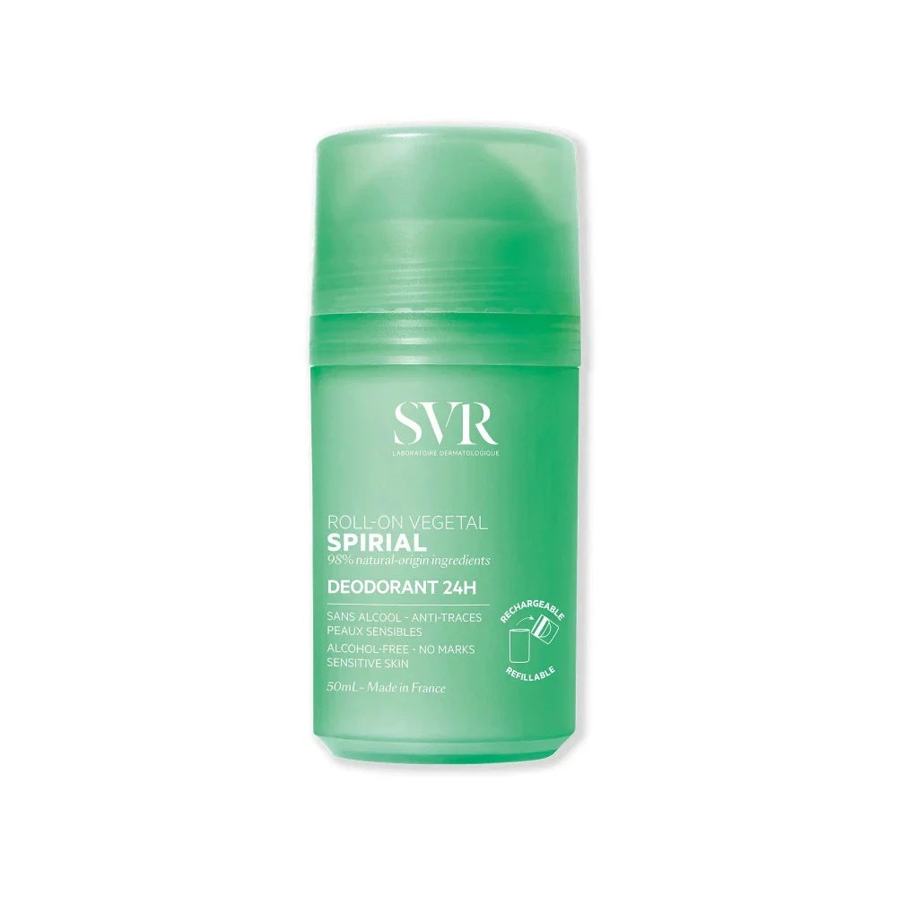 SVR Spirial Roll-On Vegetal 24hr 50ml | 24-Hour Anti-Odorant Roll-On with Plant-Based Ingredients-1