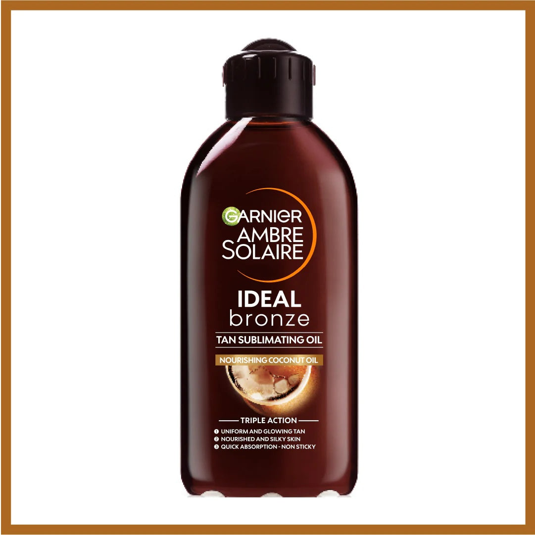Garnier Ambre Solaire Self Tan Oil Ideal Bronze 200mL-1