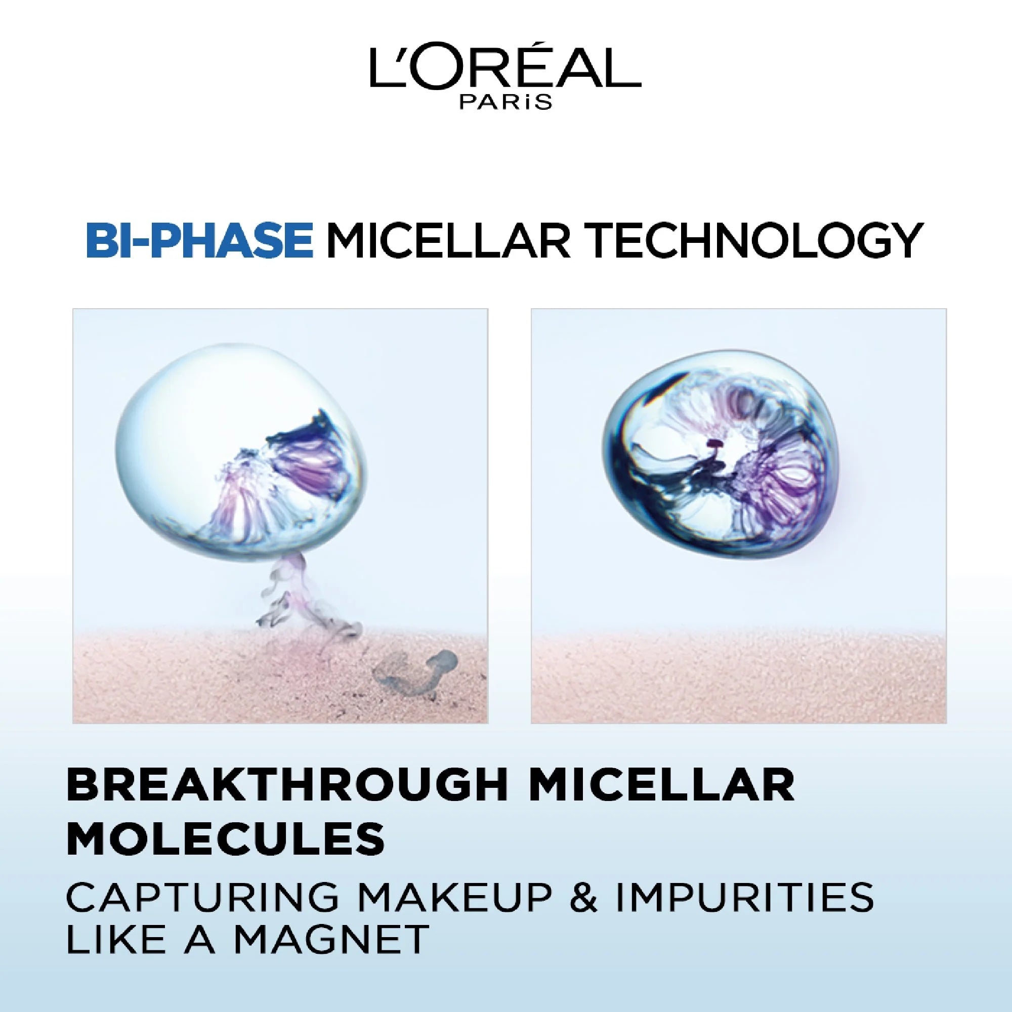 L’Oreal Paris 3-in-1 Deep Cleansing Micellar Water for Water-Proof Makeup – Long-Wear Makeup Remover for Face, Eyes & Lips-4