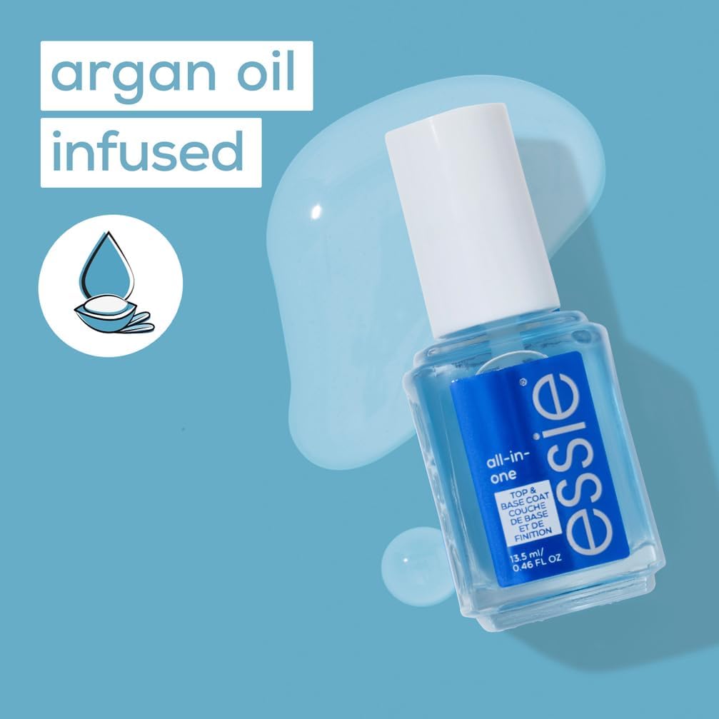 Essie All-in-One Top Coat Base Coat, Top Coat & Strengthener 13.5ml-4