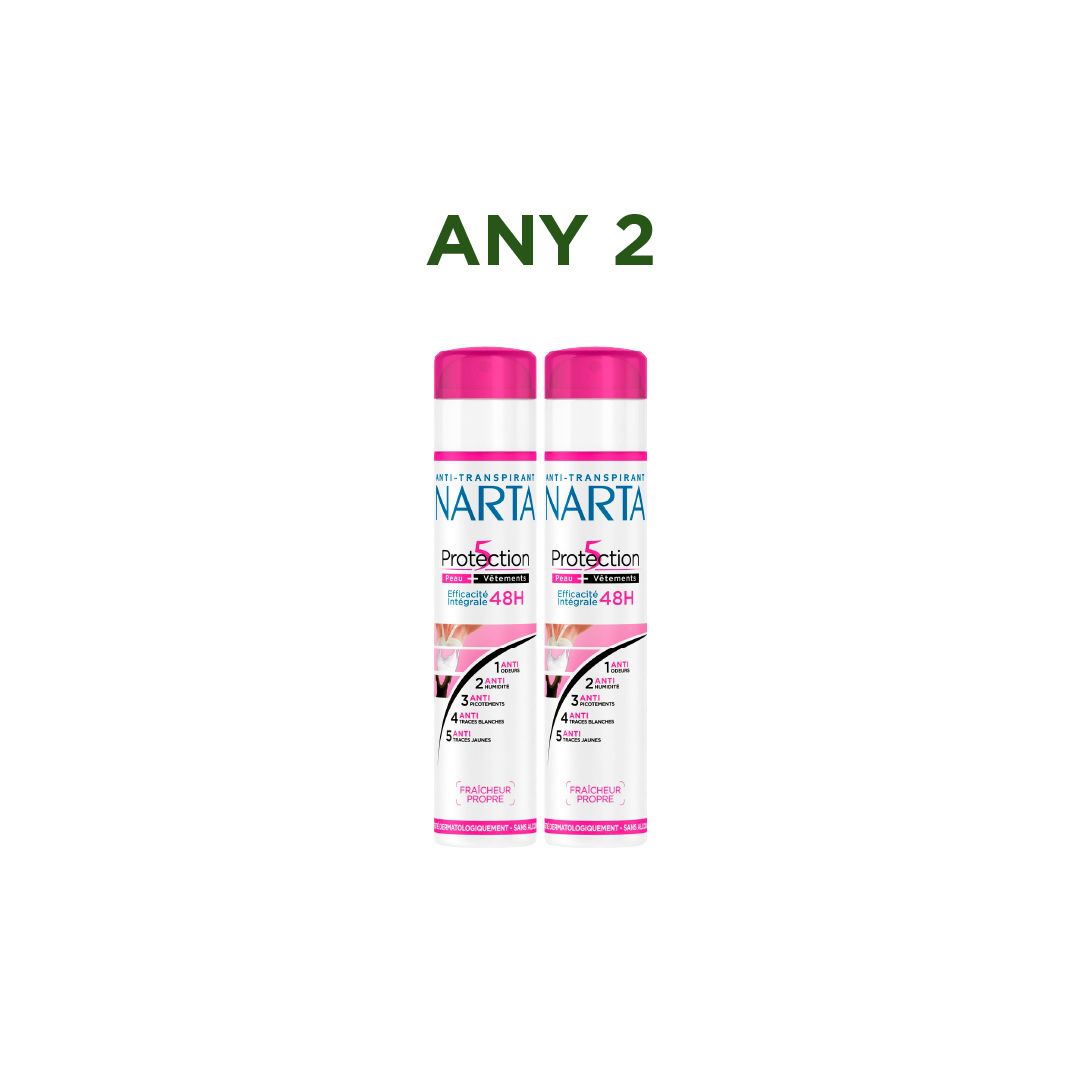 Narta Anti-Perspirant Spray Any 2 Holiday Bundle 48H Protection 20% Off-1