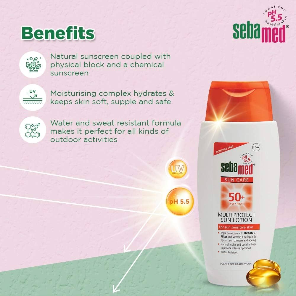 Sebamed Sun Lotion Spf 50+ Water Resistant Sun Protection- 150ml-2