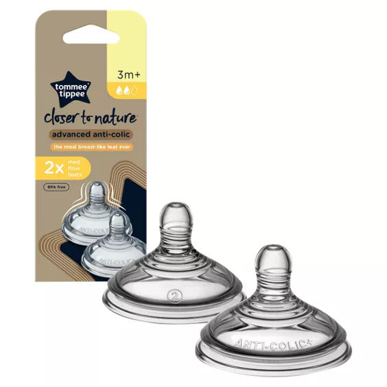 Tommee Tippee  Closer To Nature Advanced Anticolic Medium Flow Teats 3M-2