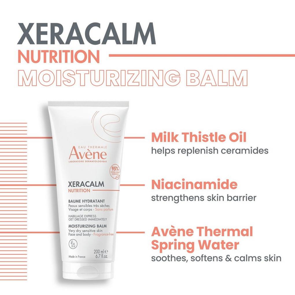 Avene Xeracalm Nutrition Moisturizing Lotion 400ml - Intensive Hydration for Dry to Very Dry Skin-2